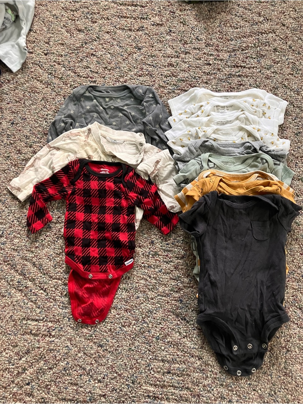 Mixed Colors Baby One-Piece Bodysuit Pack - Multiple Styles